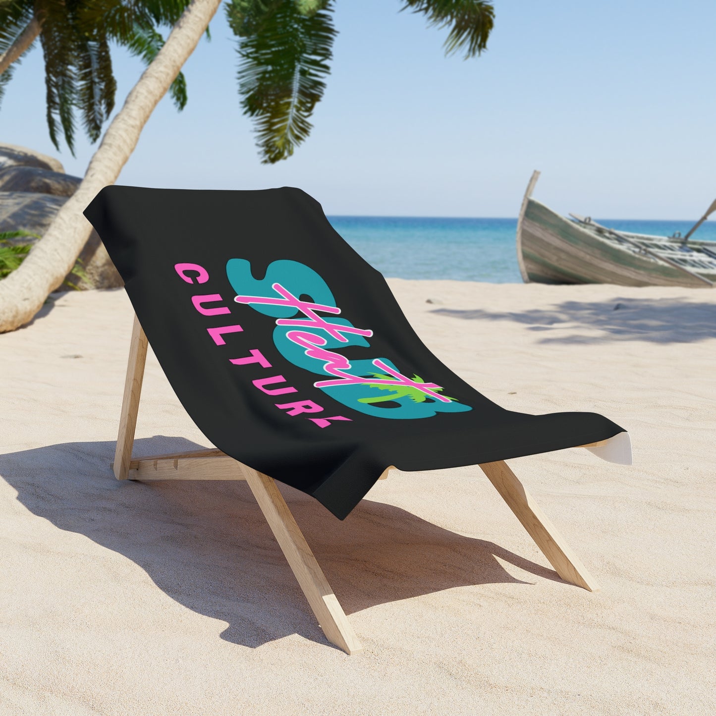 HEATsubCULTURE Logo Towel - BLACK