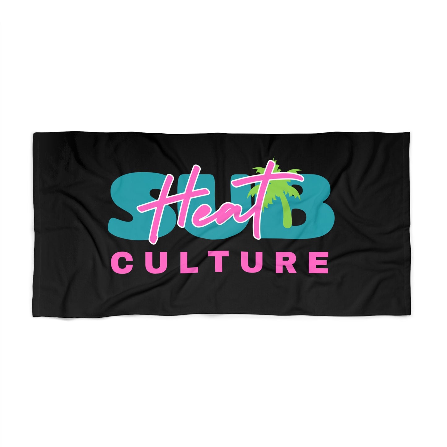 HEATsubCULTURE Logo Towel - BLACK