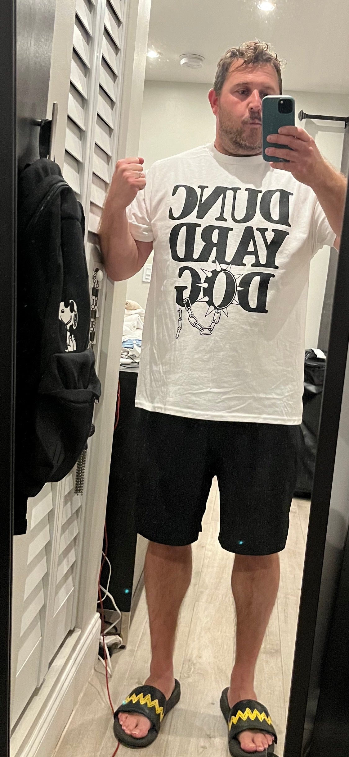 w. "DUNC YARD DOG" - Duncan Robinson Inspired WHITE HOT 2024 Playoff T