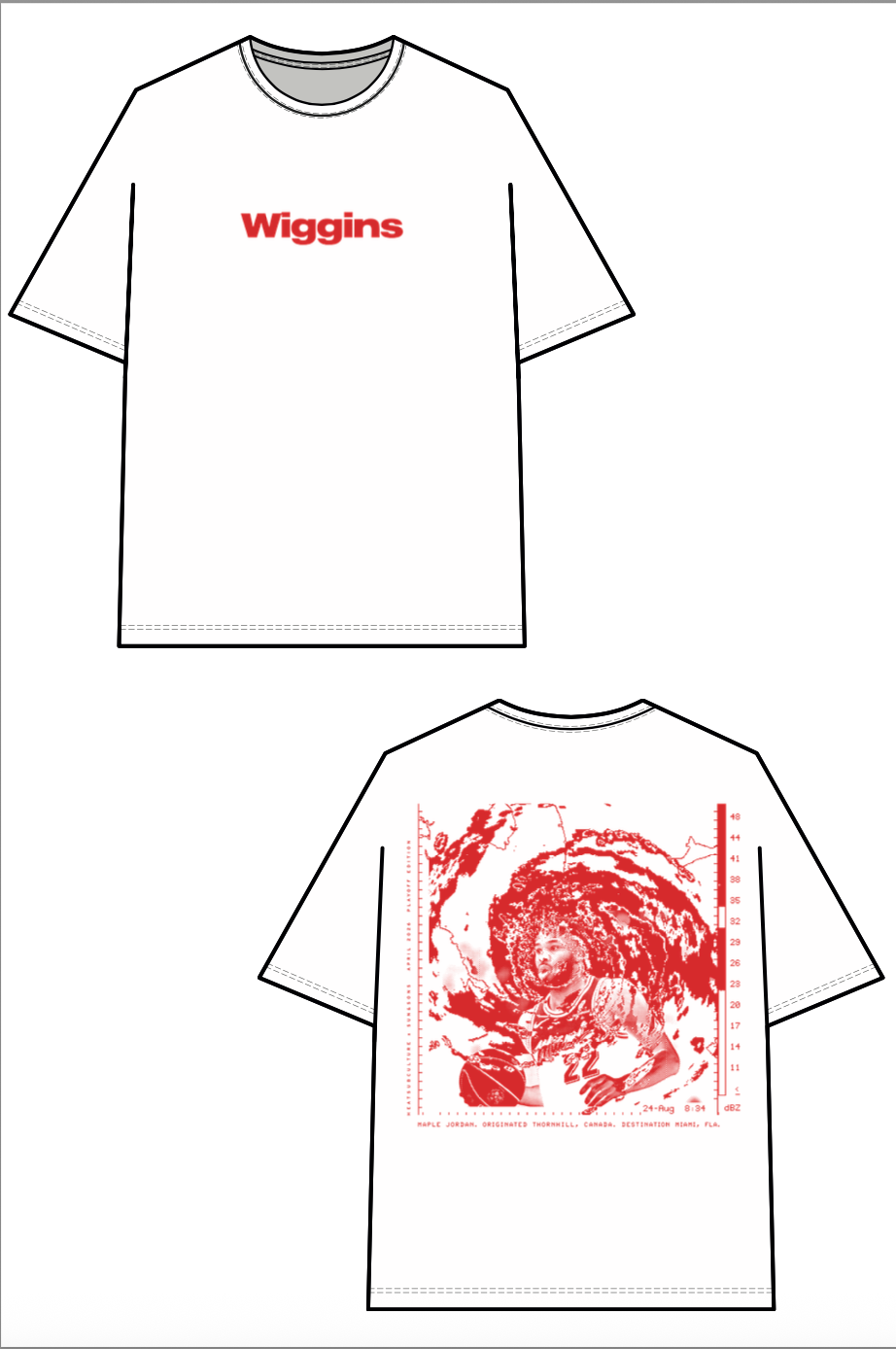 !   Hurricane Andrew "Wiggins" - SUMMER SKATE TEE 2026