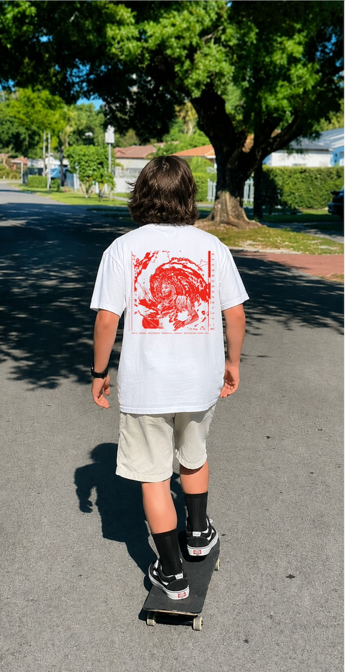 !   Hurricane Andrew "Wiggins" - SUMMER SKATE TEE 2026