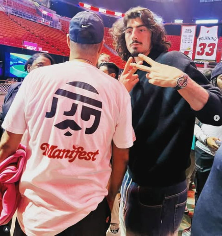 *JJJ - Jaime Jaquez Jr.  " Manifest Mutiny " T - WHITE *