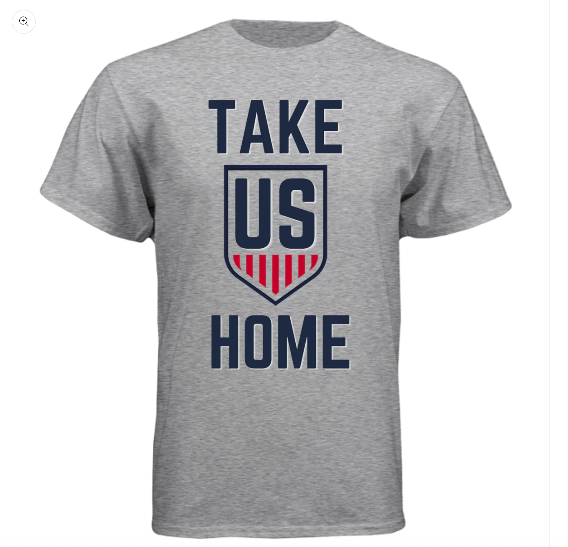 !   TAKE US HOME Tee — USMNT World Cup 2026 Soccer Shirt - HEATHER GREY